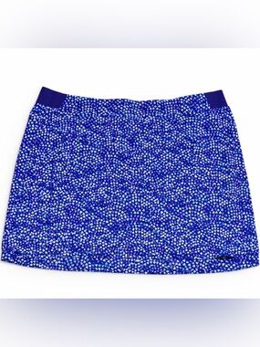 Cypress Club Size XL Blue Patterned Women's Skort.